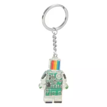 Электронный брелок в форме робота, радужный цветной брелок, многофункциональный брелок для телефона, аксессуары для сумок и кошельков для женщин и девочек зелёный