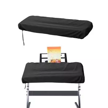 Электронный чехол для пианино Клавишный чехол для клавиатуры Черный чехол для клавиатуры Чехол для пианино Защита клавиатуры Водонепроницаемый Пылезащитный Регулируемый Совместимость с Yamaha