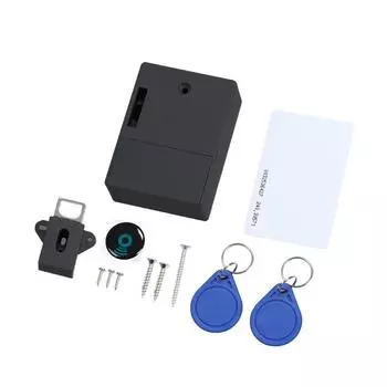 Электронный цифровой невидимый замок без ключа для ящика шкафа белый