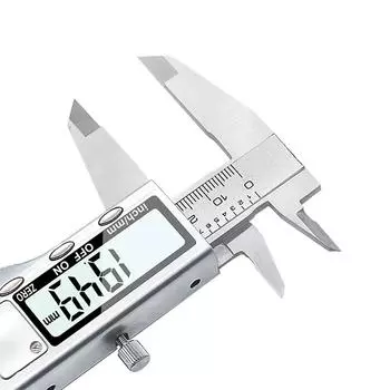 Электронный цифровой штангенциркуль из нержавеющей стали, металлический микрометр, измерительный TON09, 6 дюймов, 150 мм