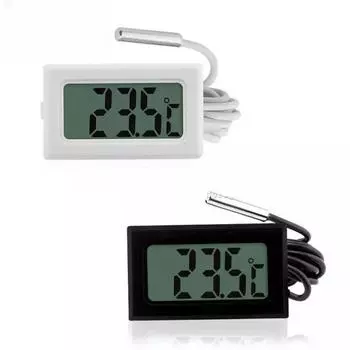 Электронный цифровой ЖК-дисплей термометр холодильники морозильники охладители мини встроенные измерительные инструменты TPM-10 100cm чёрный