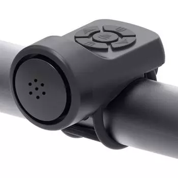 Электронный громкий звуковой сигнал для велосипеда, 120 дБ, предупреждение, безопасность, велосипедный руль, сигнальное кольцо, звонок через USB-зарядку, велосипедные аксессуары STAL чёрный