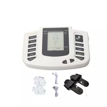 Электронный импульсный массаж для похудения, русская или английская версия, для расслабления мышц, обезболивающий стимулятор, машина для акупунктурной терапии