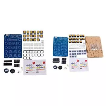 Электронный комплект «сделай сам», цифровой ламповый калькулятор, наборы «сделай сам», 51 микроконтроллер, обучающий эксперимент, аксессуары для практики сварки Without Casing