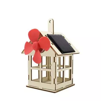 Электронный комплект Solar Windmill House, развивающие игрушки для мальчиков, детские физические эксперименты, солнечная энергетика, научные игрушки, подарок
