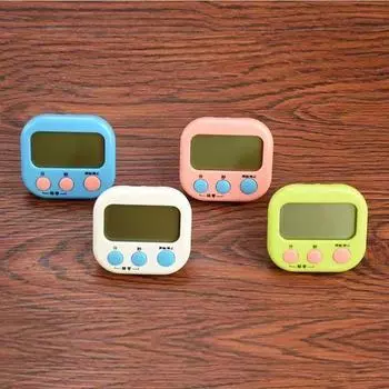 Электронный кухонный таймер обратного отсчета с громким будильником и секундомером 400/box белый