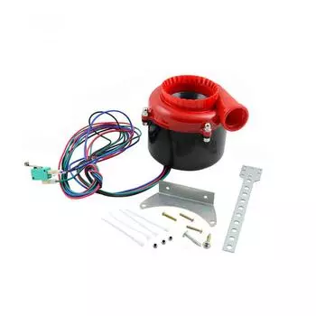 Электронный предохранительный клапан турбонаддува Электрический турбонаддув Безнаддувный турбодинамик красный