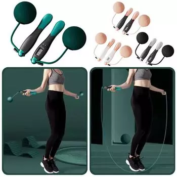 Электронный счетчик прыжков со скакалкой, ЖК-дисплей для тренажерного зала, фитнеса, экран для прыжков, Crossfit со скакалкой Smart U9Q1