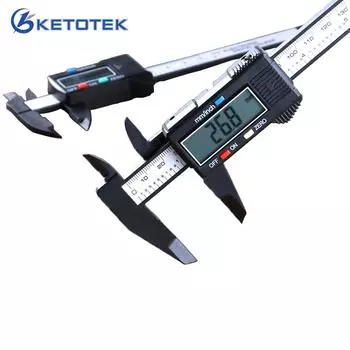 Электронный штангенциркуль 150 мм, цифровой ЖК-дисплей с нониусом, диаметр цифровых измерительных инструментов 0,1 мм