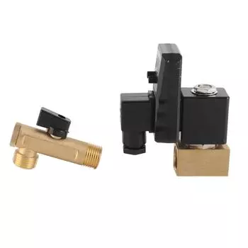 Электронный синхронизированный сливной клапан автоматический сливной клапан для воздушного компрессора сушильной машины 110 В