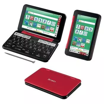 Электронный словарь Sharp BRAIN High School Model 6 Модель выпуска 2022 года (Поддерживает предметы) PW-H2-R (красный)