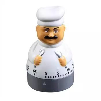 Электронный таймер, вилка, кухонные аксессуары для шеф-повара, пластиковый кухонный таймер, механический циферблат обратного отсчета, сигнализация белый