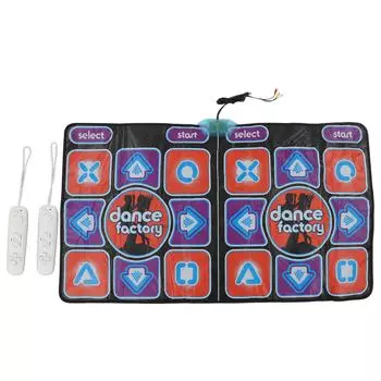 Электронный танцевальный коврик беспроводной 2-плеерный AV-интерфейс пульт дистанционного управления высокочувствительный телевизор танцпол