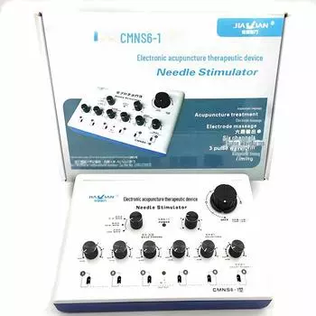 Электронный терапевтический акупунктурный аппарат Jiajian CMNS6-1 с 6-канальным выходом и синхронизированной электрической анестезией для физиотерапии CMNS6-1