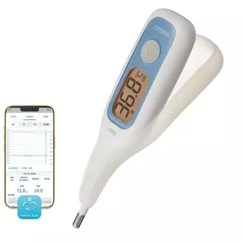 Электронный термометр Citizen Тип измерения Только подмышка CTEB723CA Прогнозирующий/Фактический белый