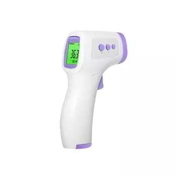 Электронный термометр FIDAC термометр 1 секунда измерения 32 записи Расстояние измерения Инфракрасный термометр Фиолетовый Бесконтактный Бесконтактный