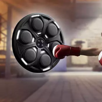 Электронный тренажер для бокса, детский боксерский коврик для взрослых, музыкальная мишень для саньда