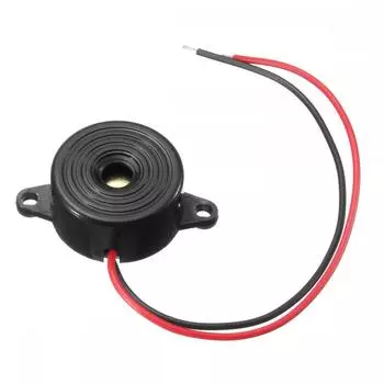 Электронный зуммер звуковой сигнал тревоги постоянного тока 3-24 В 95 дБ сигнализация универсальная прочная портативная автомобильная сигнализация звонок непрерывный звук 12V