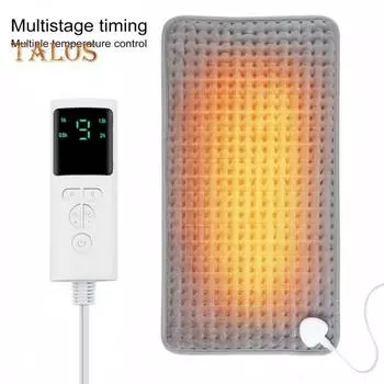 Электроодеяло 9 уровней настройки времени температуры 2-часовое автоматическое отключение розетка ЕС предотвращение перегрева быстрый нагрев для снятия боли релаксация EU