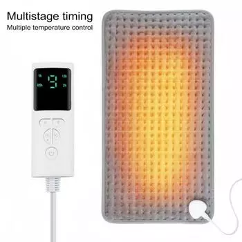 Электроодеяло 9 уровней температуры Установка времени 2-часовое автоматическое отключение Розетка ЕС Перегрев