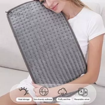 Электроодеяло с функцией подогрева, 9 уровней температуры, грелка, розетка ЕС, быстрый и равномерный нагрев, автоматический таймер выключения, подогреваемый матрас для спины L EU