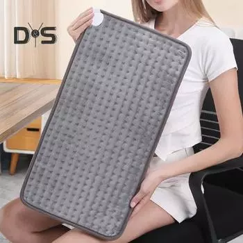 Электроодеяло с функцией подогрева, 9 уровней температуры, грелка, розетка ЕС, быстрый и равномерный нагрев, автоматический таймер выключения, подогреваемый матрас для спины L EU