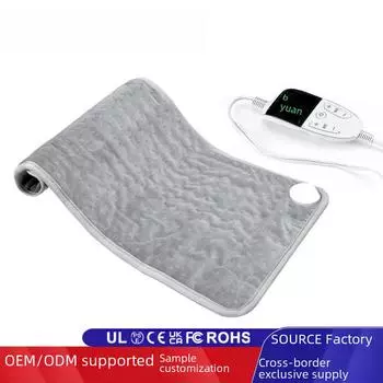 Электроодеяло с подогревом для физиотерапии: Мягкая шерстяная подушка для офиса, дома, согревания плеч и шеи EU Standard 30*60CM