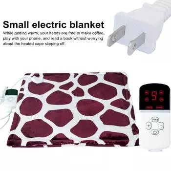 Электроодеяло с подогревом, тип розетки США, быстрое нагревание, 3 уровня температуры, функция синхронизации, теплая шаль, зимняя накидка, одеяло US Plug