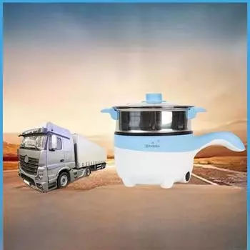 Электроплита/пароварка Oushiba Q2 для автомобилей и грузовиков, 2 л, 24 В/12 В для тушения, приготовления на пару, жарки и приготовления блюд