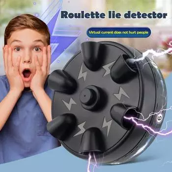 Электрошокер для пальцев, рулетка для 3–6 игроков, детектор лжи, снятие стресса, шокирующий палец, полиграф, розыгрыш, игрушка для детей и взрослых, правда о вечеринке чёрный