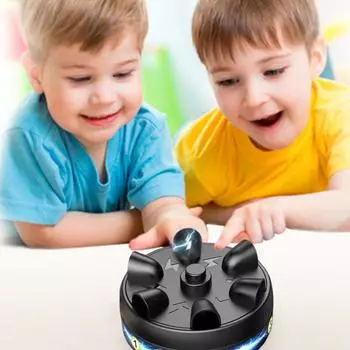 Электрошокер для пальцев, рулетка для 3–6 игроков, детектор лжи, снятие стресса, шокирующий палец, полиграф, игрушка для розыгрыша, для детей и взрослых, реквизит для игры «Правда и действие» чёрный