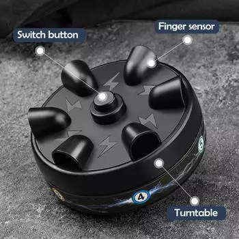 Электрошокер для пальцев Рулетка от 3 до 6 игроков Детектор лжи Снятие стресса