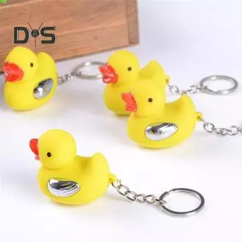 Электрошокер Утка брелок новинка розыгрыш гаджет игрушка маленький электрический сенсорный брелок для любителей шуток веселый трюк подарок 1pc