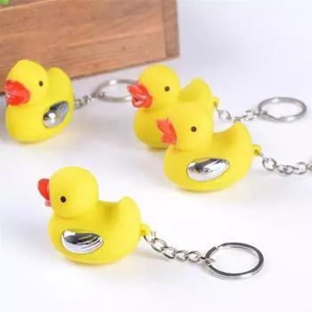 Электрошокер Утка брелок новинка розыгрыш гаджет игрушка маленький электрический сенсорный брелок для любителей шуток веселый трюк подарок 1pc