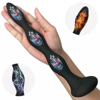 Электрошоковая анальная пробка массажер простаты интеллектуальный нагревательный анальный плагин женский мастурбатор анальная бусина эротическая секс-игрушка