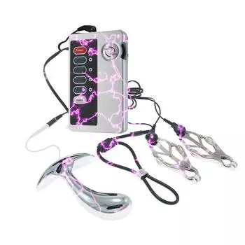 Электрошоковый импульсный зажим для сосков точка G анальная пробка кольцо для пениса мужчины и женщины страсть обучение мастурбация сексуальный секс-продукт Optional Host HOST02