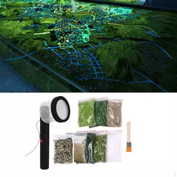 Электростатическая машина для флокирования травы, практичная для ландшафтного дизайна, наборы для строительства песочных столов