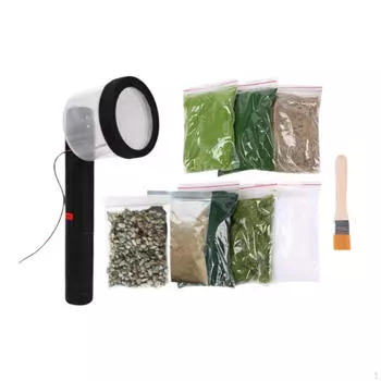 Электростатическая машина для флокирования травы, статичный реквизит для сцены, портативный проект «сделай сам», модель декора