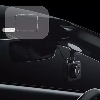 Электростатическая пленка для лобового стекла для видеорегистратора, устойчивая к царапинам, прозрачные наклейки для крепления, простая установка, 10 шт. D