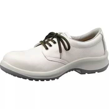 Электростатическая защитная обувь премиум-класса High Verde JIS Standard Short Shoes Lace Normal Work Wide Toecap PRM210 Electstatic White cm [Midori Anzen] белый