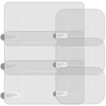 Электростатические пленки для крепления видеорегистратора на лобовое стекло, прозрачная клейкая наклейка против падения