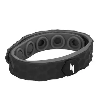 Электростатический браслет для снятия электростатического заряда. Беспроводной силиконовый браслет с отрицательными ионами для снятия электростатического заряда. чёрный