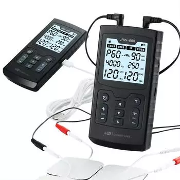 Электростимулятор мышц EMS, интерференционный высокочастотный медицинский физиотерапевтический массажер, устройство IFT RUSS TENS Pulse