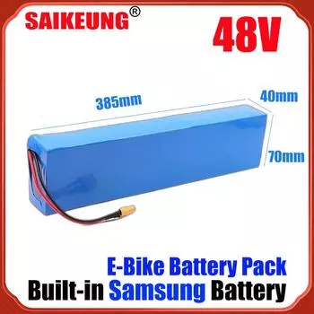 Электровелосипед Fahrrad с титановой рамой 20 Ач 1000 Вт Аккумулятор 15 Ач 30 Ач 40 Ач 1500 Вт Батарея Para 12 Ач 50 Ач 2000 Вт Литиевая батарея 48 В