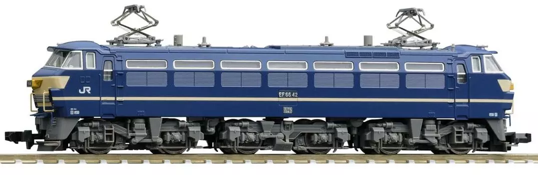 Электровоз TOMIX N-образной колеи JR EF66 0-го типа, последняя модель, экспресс-тяговая машина, серая тележка, 7143, железнодорожная модель, электровоз, синий
