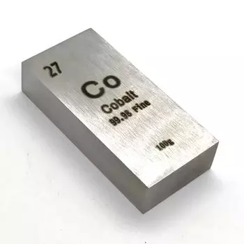 Элементарный образец Cobalt Co (слиток 100г)