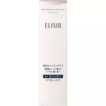 Эликсир Шисейдо (узнать больше) Осветляющий лосьон Elixir WT 3 170 мл (Квази-лекарство) Новый эликсир После умывания лица нанесите обильное количество средства на ватный диск.