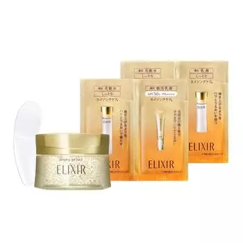 Эликсир Суперель Ночной гель Упаковка W с 1 лосьоном и эмульсией на день 105 г 2 мл 1,5 мл [Квази-лекарство]