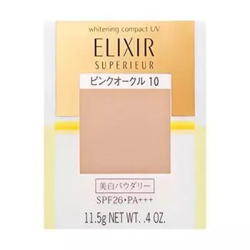 Эликсир Superiel Whitening Pact UV Pink Ocher 10 (SPF26 PA+++) (Пополнение) 11,5 г