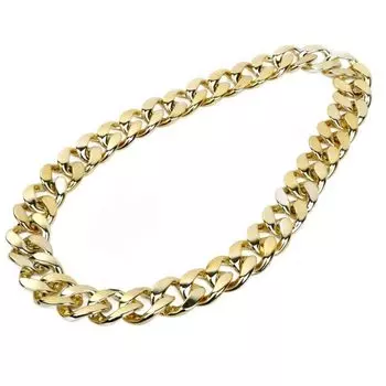 Элизабет очень толстая пластиковая цепочка ожерелье детский танцевальный костюм хип-хоп аксессуары Акура Акура золото мужские женские